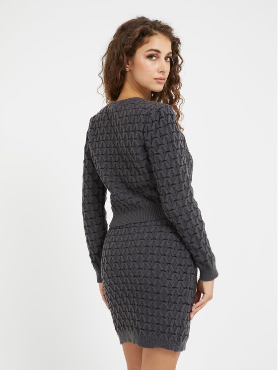 Guess Guess Kardigan 158591 Szary Classic Fit