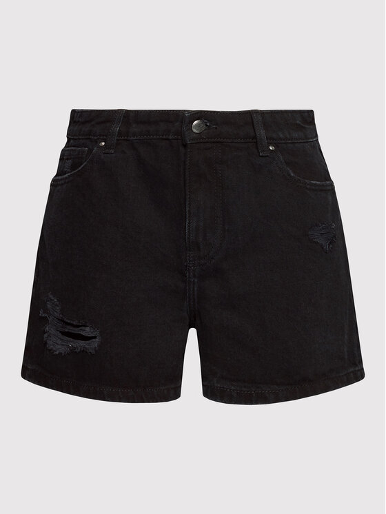 ONLY ONLY Džínsové šortky Jagger 15245695 Čierna Mom Fit