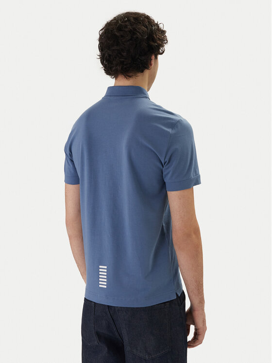 EA7 Emporio Armani EA7 Emporio Armani Tricou polo 8NPF14 PJVQZ UB064 Albastru Regular Fit