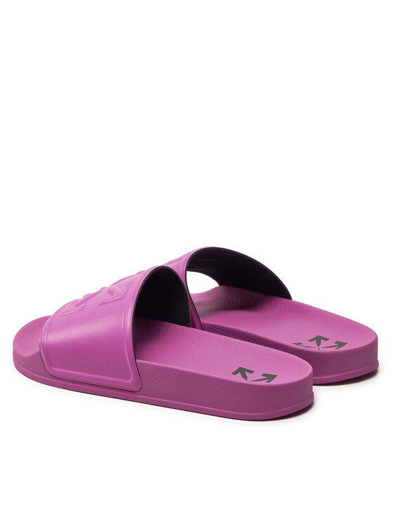 Off-White Off-White Klapki OWIC006S22MAT0013200 Różowy