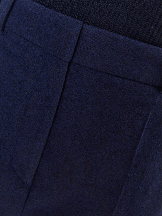 BOSS BOSS Kalhoty z materiálu Tabitha 50524037 Tmavomodrá Regular Fit
