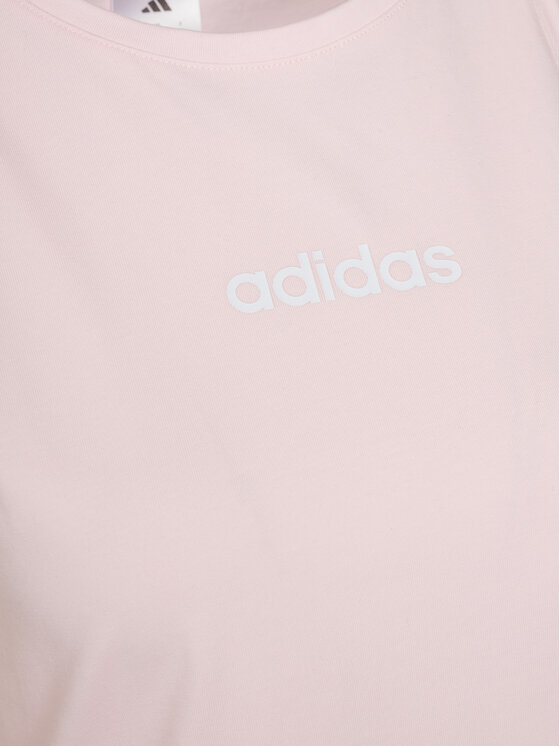 adidas adidas Top Essentials Linear JC5797 Ružičasta Slim Fit