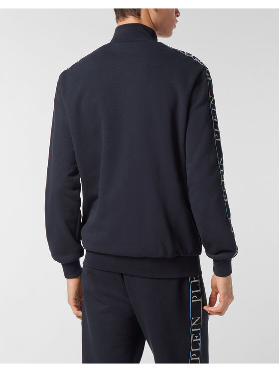 PHILIPP PLEIN PHILIPP PLEIN Bluza 26915 Granatowy Jegging Fit