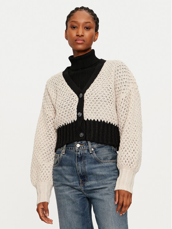 ONLY ONLY Cardigan Rose 15327593 Bej Regular Fit