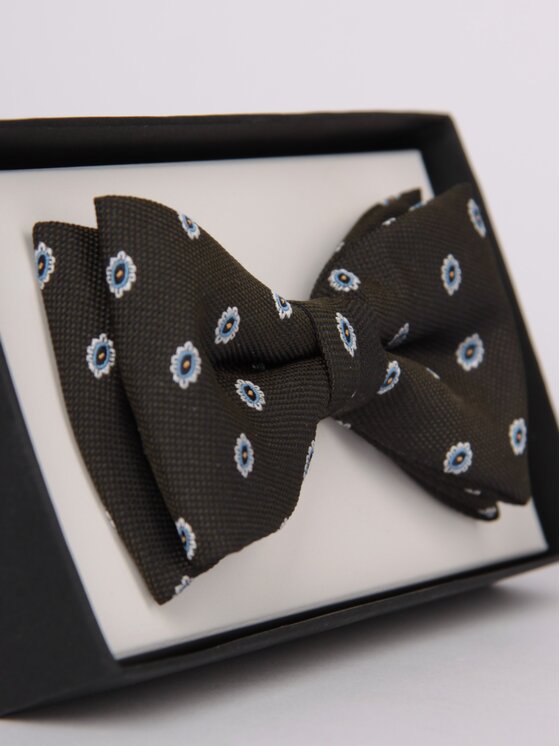 ELSNER ELSNER Παπιγιόν BUTTERFLY Z JEDWABNEGO ŻAKARDU A5242 Πράσινο