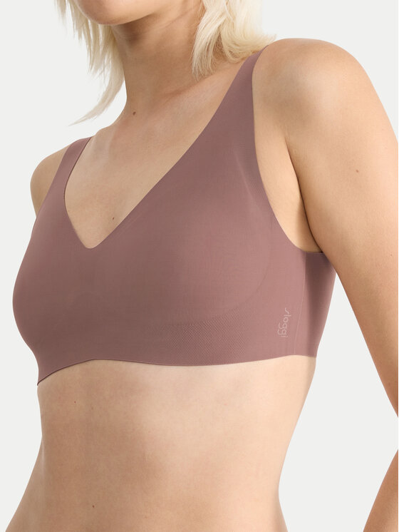 Sloggi Sloggi Sutien fără armătură Zero Feel 10217729 Maro