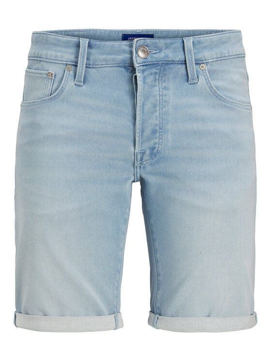 Jack&Jones Jack&Jones Τζιν σορτσάκια Rick 12269609 Μπλε Regular Fit