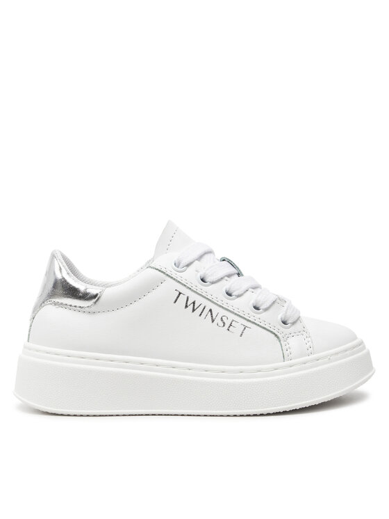 TWINSET Snīkeri Sneaker 242GCJ012 M Balts