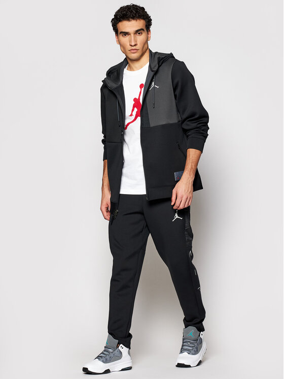 Nike Felpa Jordan Air CV2328 Nero Standard Fit Modivo
