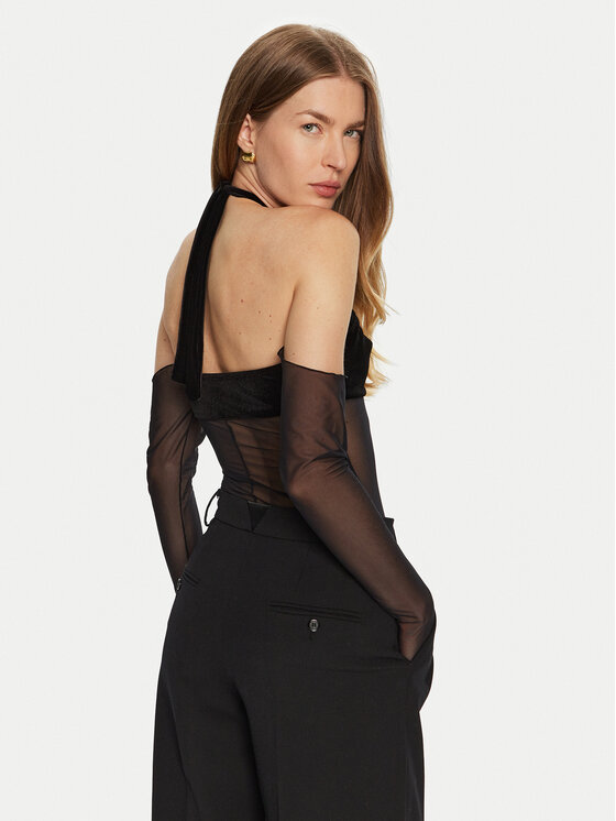 Undress Code Undress Code Боди Bisou 800 Черен Slim Fit