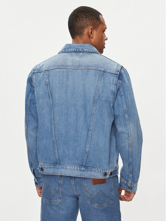 Wrangler Jeansjacke 124MJ 112350476 Blau Regular Fit | Modivo.de