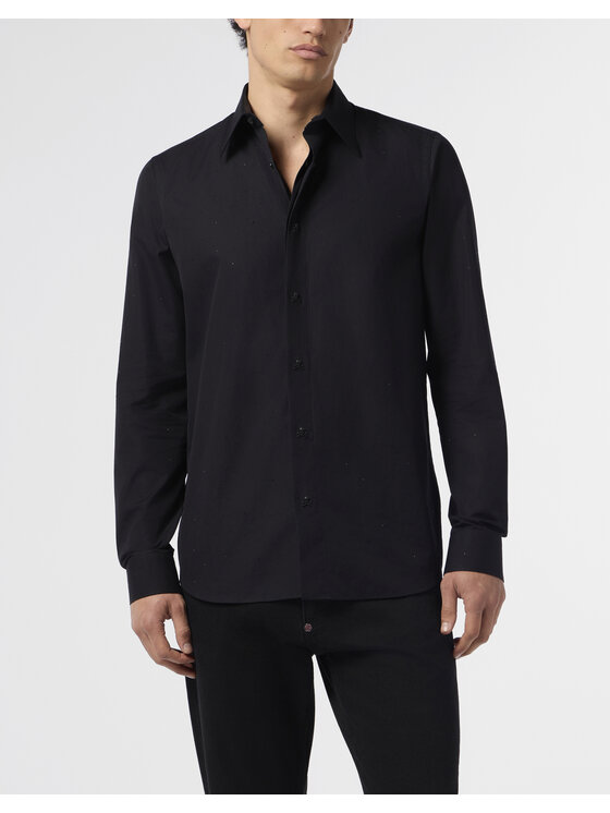 PHILIPP PLEIN PHILIPP PLEIN Camicia 29054 Nero Fitted Fit