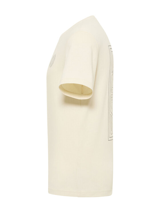 Mustang Mustang T-shirt AUSTIN Beige Straight Fit