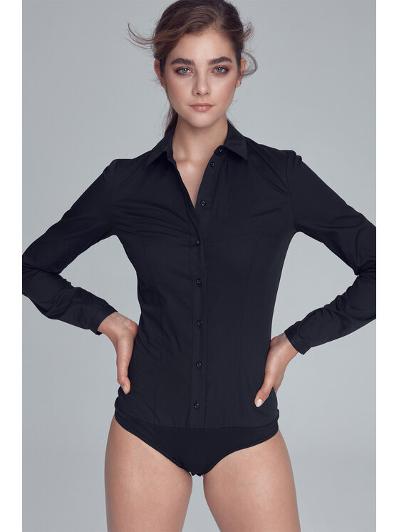 NIFE NIFE Koszula Koszula Czarny Classic Fit