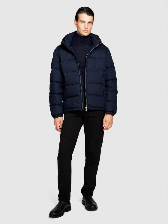 Sisley Kurtka zimowa 23VFSN02J Granatowy Regular Fit
