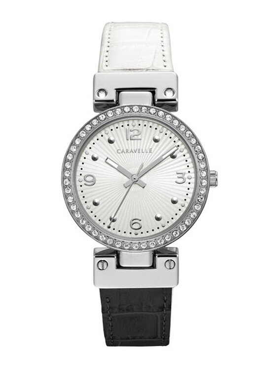 Caravelle Caravelle Zegarek Caravelle Ladies 43L208 Biały