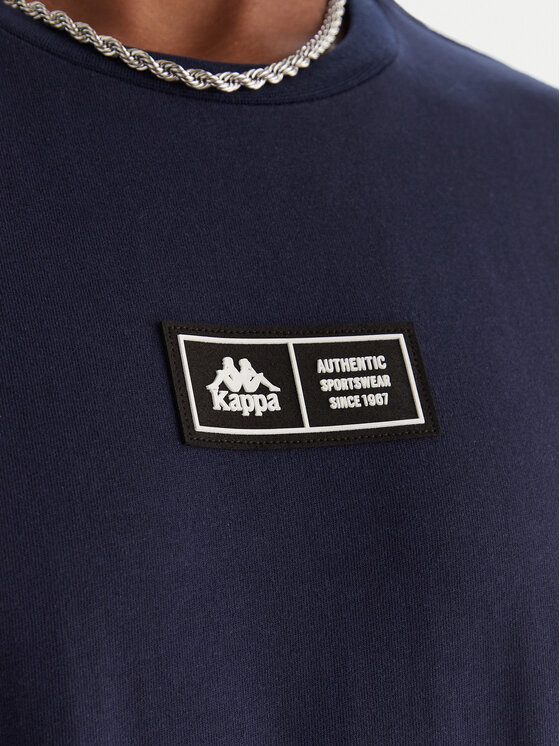 Kappa Kappa T-krekls Authentic Nuria 341V2UW Tumši zils Regular Fit