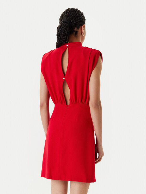 Morgan Morgan Rochie cocktail 251-RESTY.F Roșu Slim Fit