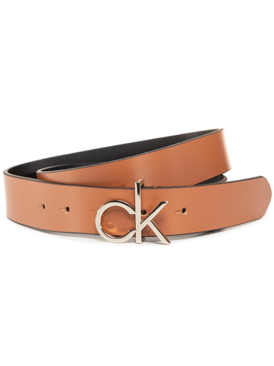 Calvin Klein Calvin Klein Дамски колан Ck Low Fix Belt 3.0 K60K606716 Кафяв