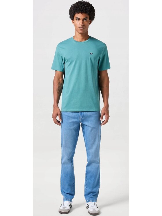 Wrangler Wrangler Jeansy Texas Slim Niebieski Slim Fit