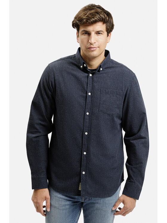 Cross Jeans Cross Jeans Koszula 35622-200 Niebieski Regular Fit