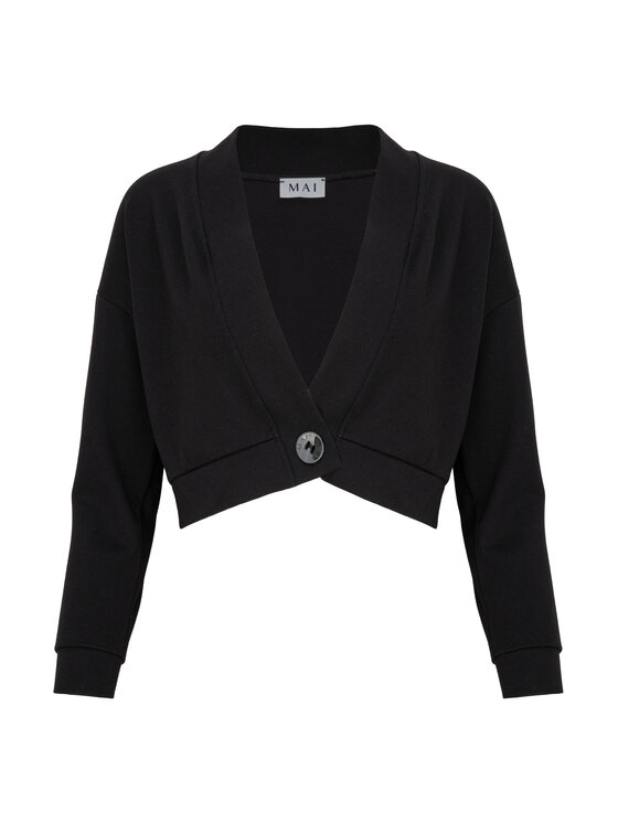 MAI MAI Kardigan ALMA Czarny Oversize