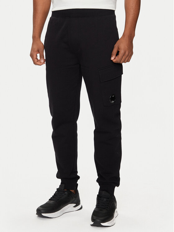 C.P.COMPANY BOYS DARK GREY JOGGING BOTTOMS COP002 main image 0