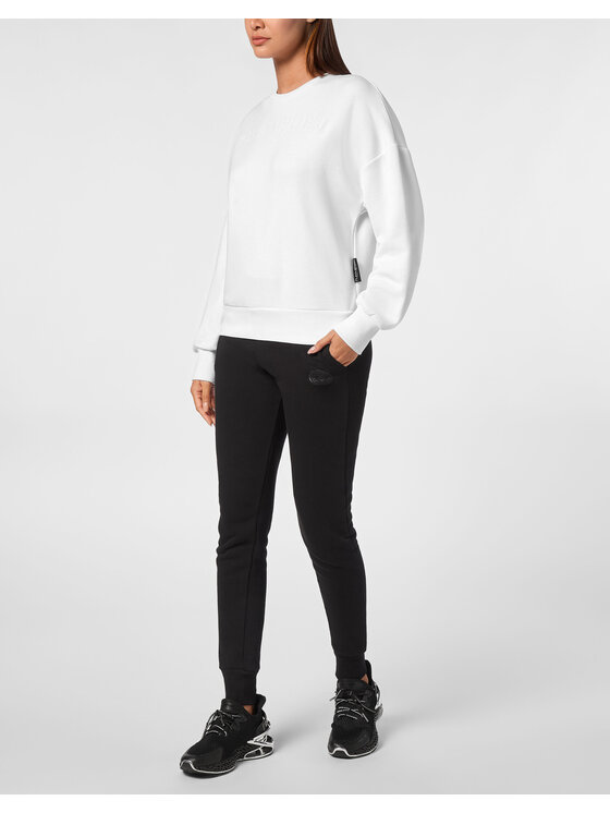 Plein Sport Plein Sport Longsleeve 18781 Bianco Regular Fit
