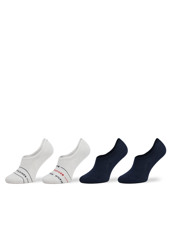Set di 4 paia di pedulini da uomo Tommy Hilfiger