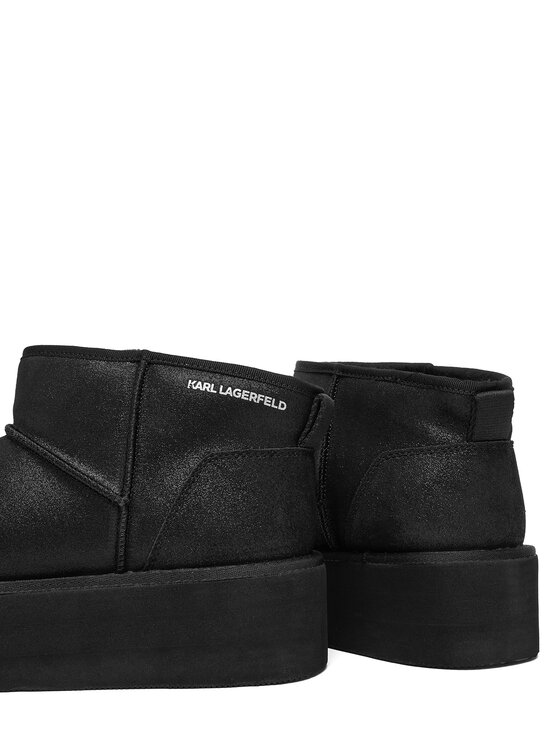KARL LAGERFELD KARL LAGERFELD Sniego batai Thermo KL48523 Juoda