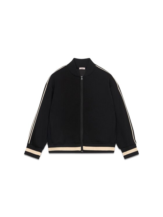 Oltre Oltre Felpa G952J004218N0Z3 Nero Cropp Fit