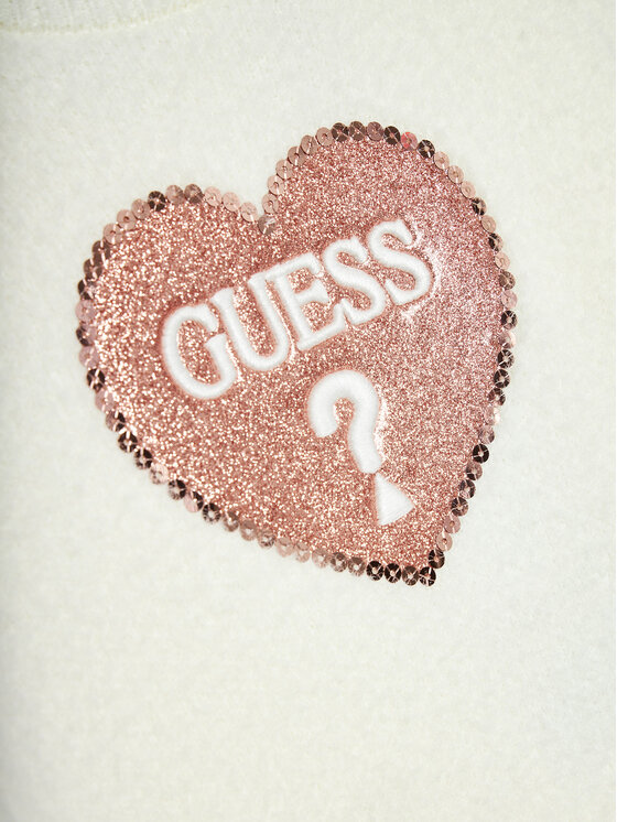 Guess Guess Sweter K4BR02 Z3220 Écru Regular Fit