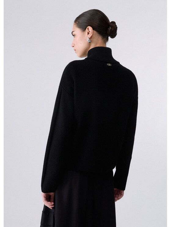 Liu Jo Liu Jo Maglione TF6086MS75L22222 Nero Regular Fit
