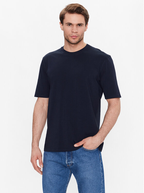 Sisley Sisley Marškinėliai 3I1XS101J Tamsiai mėlyna Regular Fit
