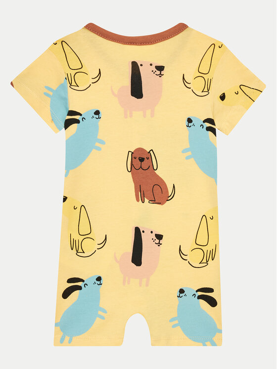 Coccodrillo Coccodrillo Romper WC4104302HBN Oranžna