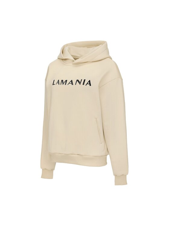 La Mania La Mania Mikina EVERY 3 Béžová Classic Fit