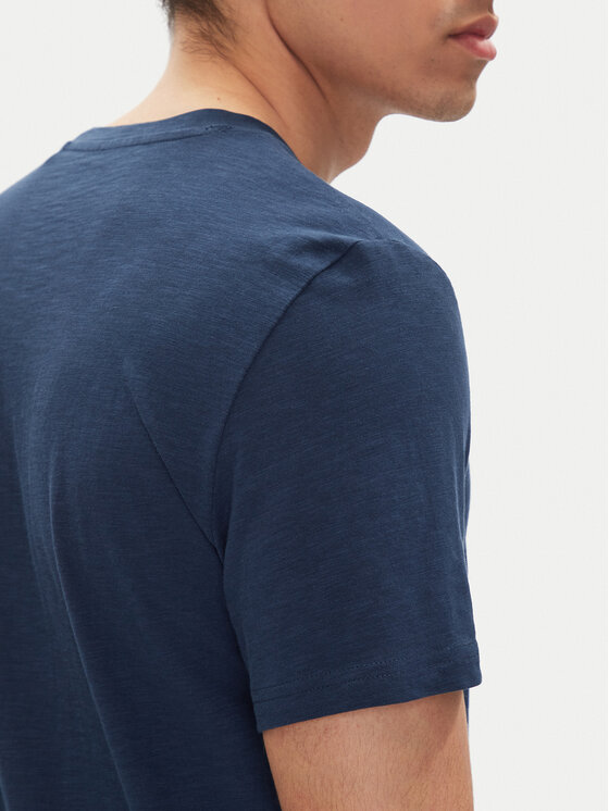 Mustang Mustang Tricou Austin 1016490 Bleumarin Regular Fit