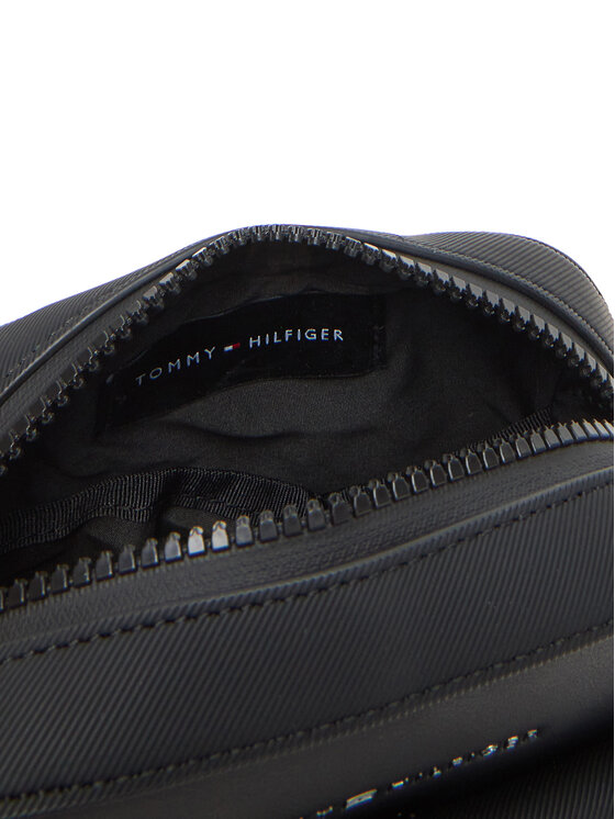 Tommy Hilfiger Tommy Hilfiger Мъжка чантичка Th Foundation Mini Reporter AM0AM13479 Черен