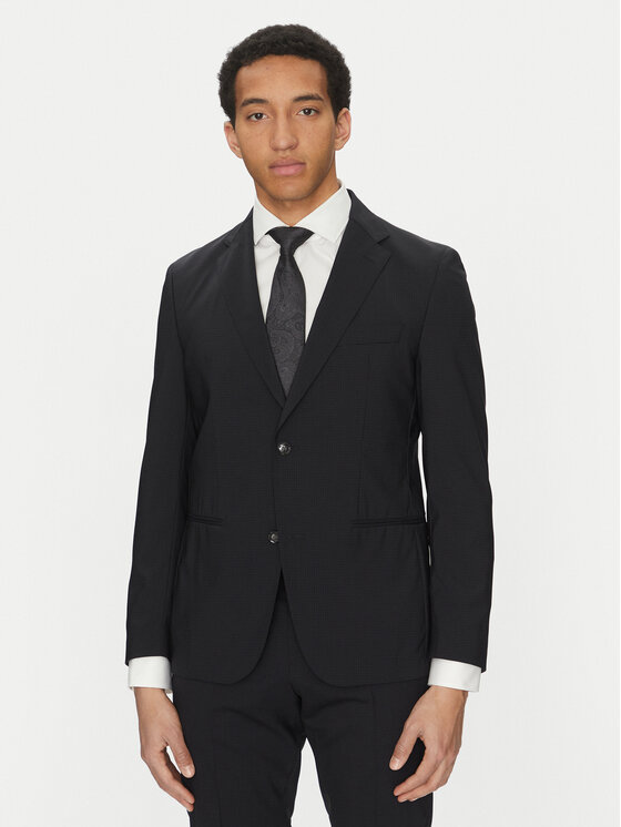 BOSS BOSS Kostiumas C-Huge 50540579 Tamsiai mėlyna Slim Fit