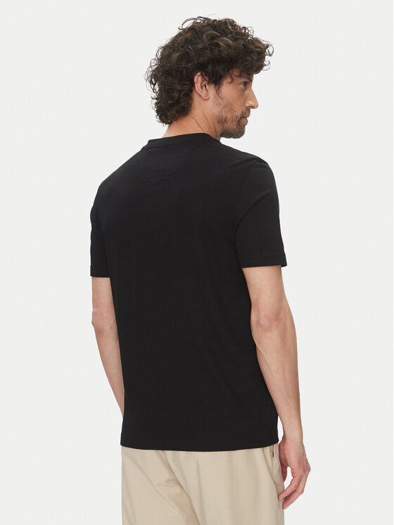 BOSS BOSS Tricou Glamping 50537834 Negru Regular Fit