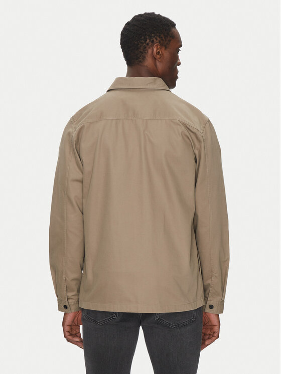 HUGO HUGO Jeansová bunda Enalu 50468744 Hnědá Oversize