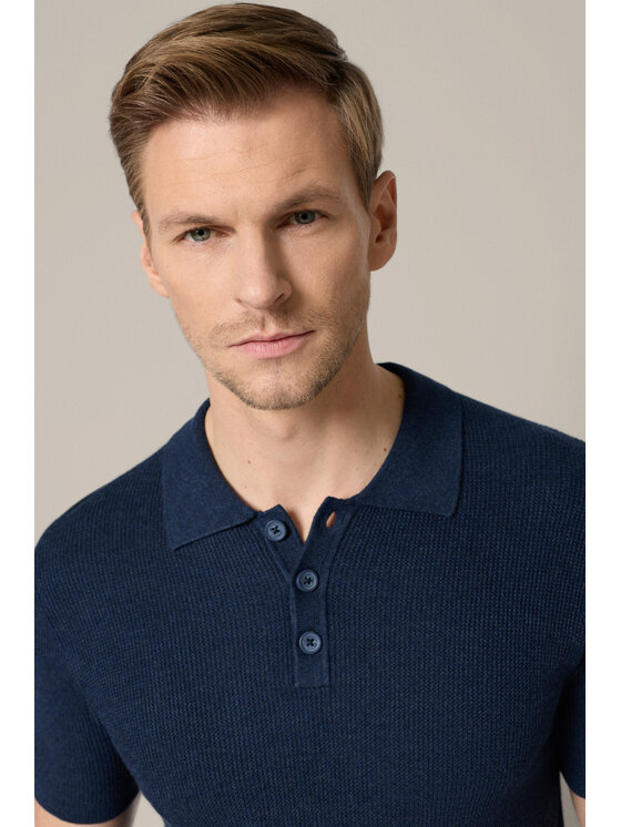 Lancerto Lancerto Polo Jacopo PO073126000011 Granatowy Regular Fit