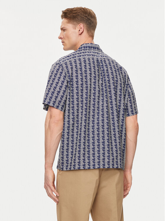 Lacoste Lacoste Πουκάμισο CH8792 Καφέ Regular Fit
