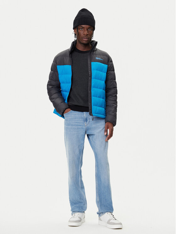 Jack Wolfskin Jack Wolfskin Giubbotto piumino Ather Down 1207681 Blu Regular Fit