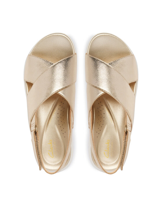 Clarks Clarks Σανδάλια DashLite Wish 26185882 Χρυσό