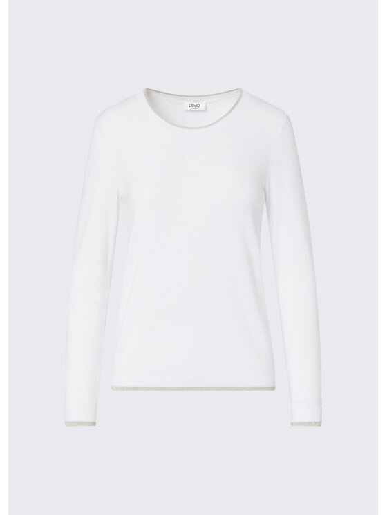 Liu Jo Liu Jo Maglione WF6015MS49I10701 Bianco Regular Fit