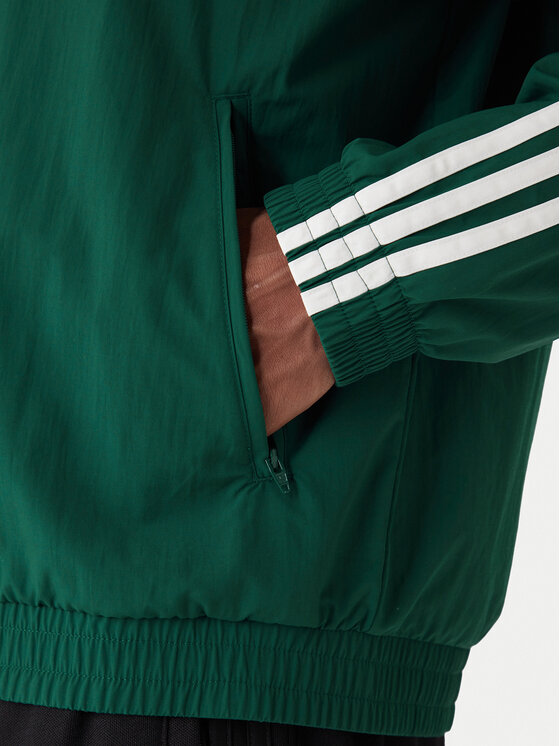 adidas adidas Mikina Firebird KC8018 Zelená Regular Fit