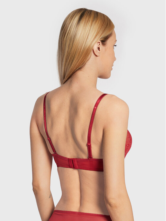 Gossard Gossard Biustonosz z fiszbiną Lace Sheer 13001 Różowy