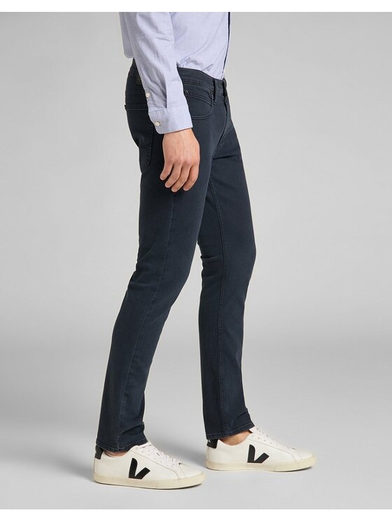 Lee Lee Jeansy LUKE Niebieski Slim Fit