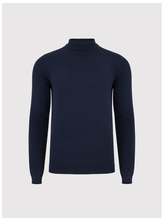 Pako Lorente Pako Lorente Sweter P25WF-2X-019 Granatowy Classic Fit